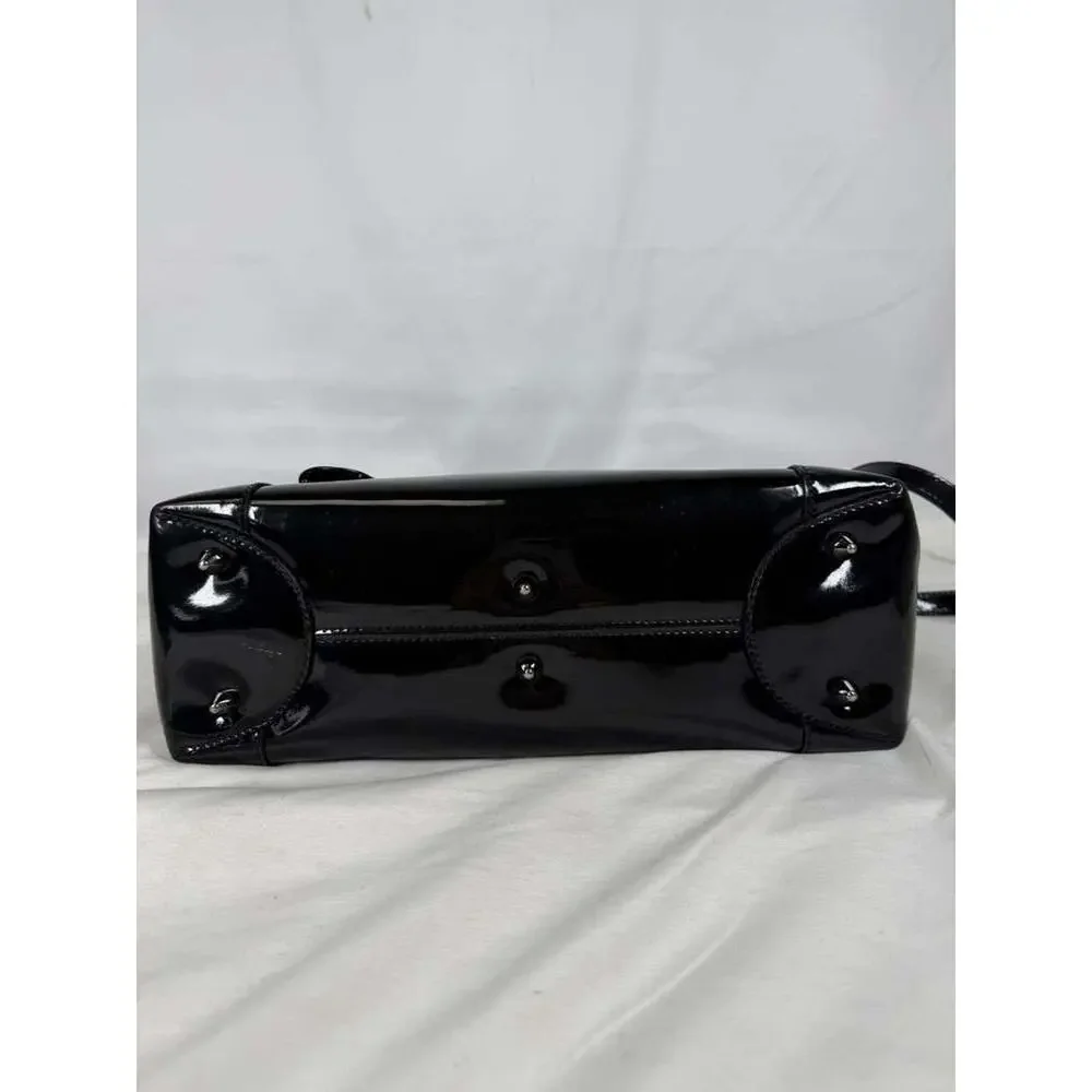 Christian Dior Black Patent Handbag Malice SPB-SH 371961